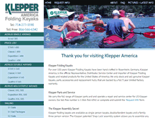 Tablet Screenshot of klepperamerica.com